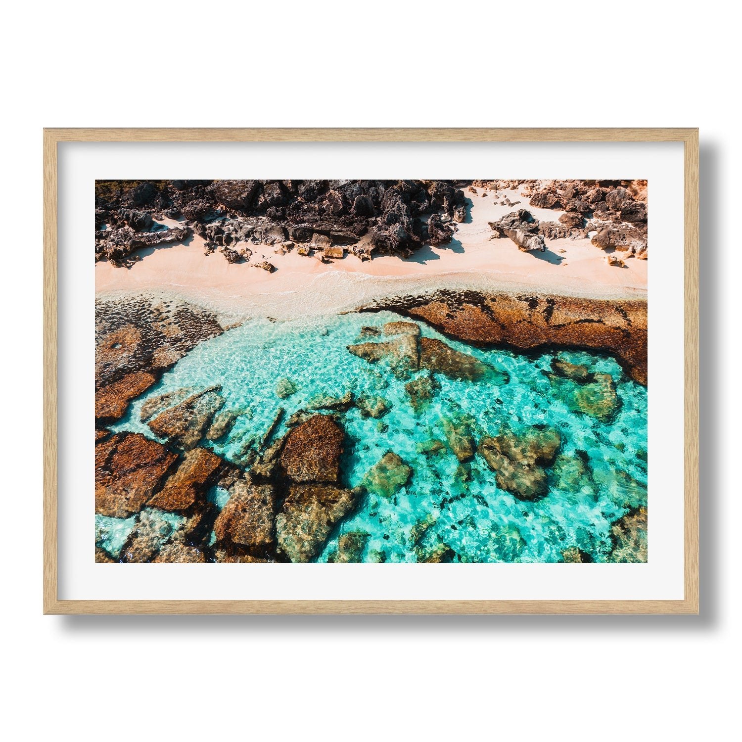 Salmon Bay, Rottnest Island, Western Australia III - Peter Yan Studio Framed Photo Print Wall Art