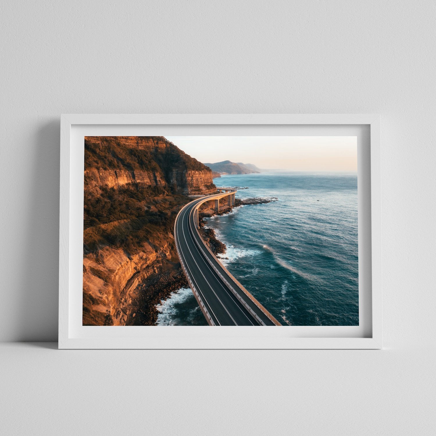 Sea Cliff Bridge Landscape - Peter Yan Studio Framed Photo Print Wall Art
