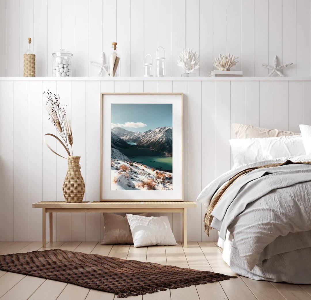 Sealy Tarns In Winter - Peter Yan Studio Framed Photo Print Wall Art