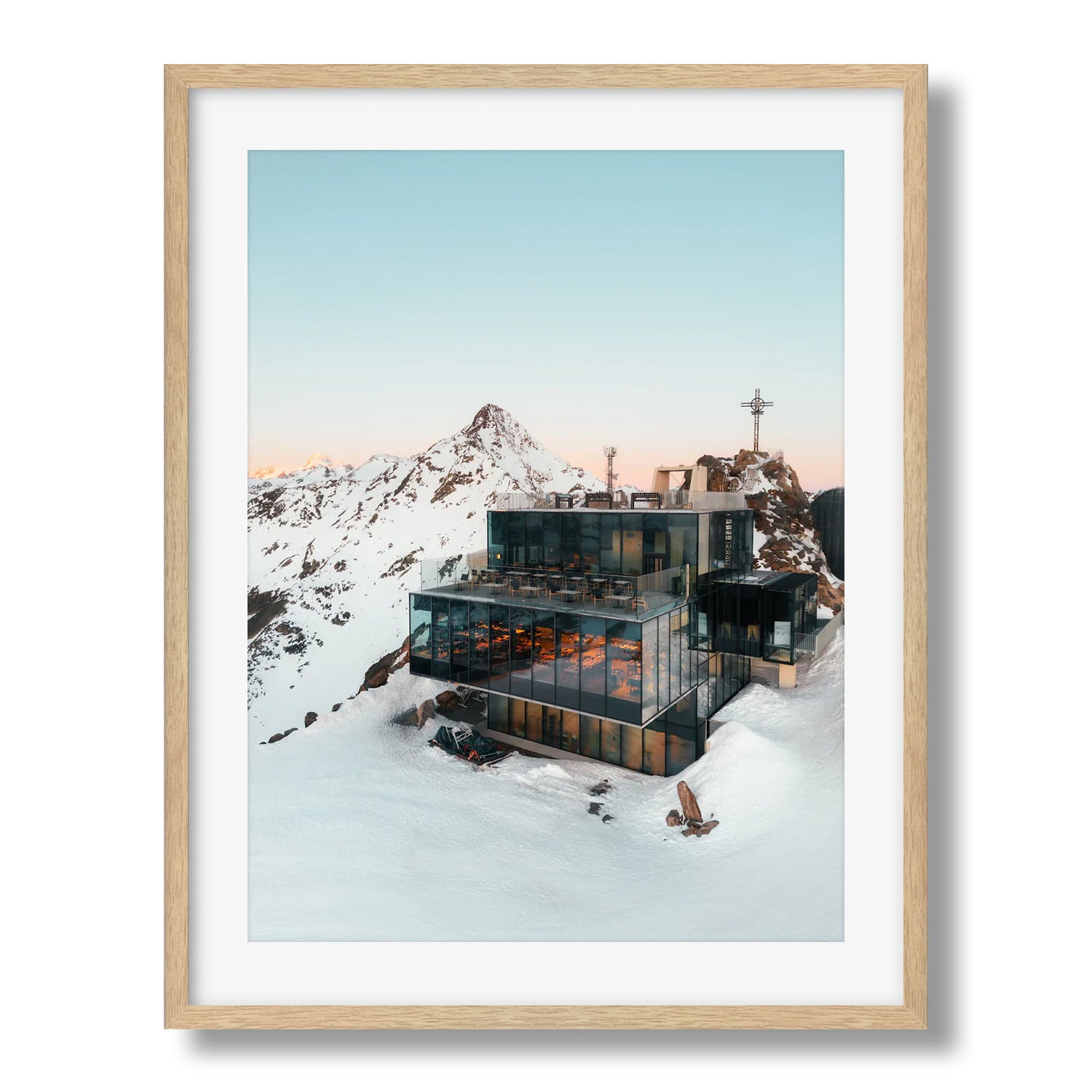 Sölden Ice Q From 007 Spectre II - Peter Yan Studio Framed Photo Print Wall Art
