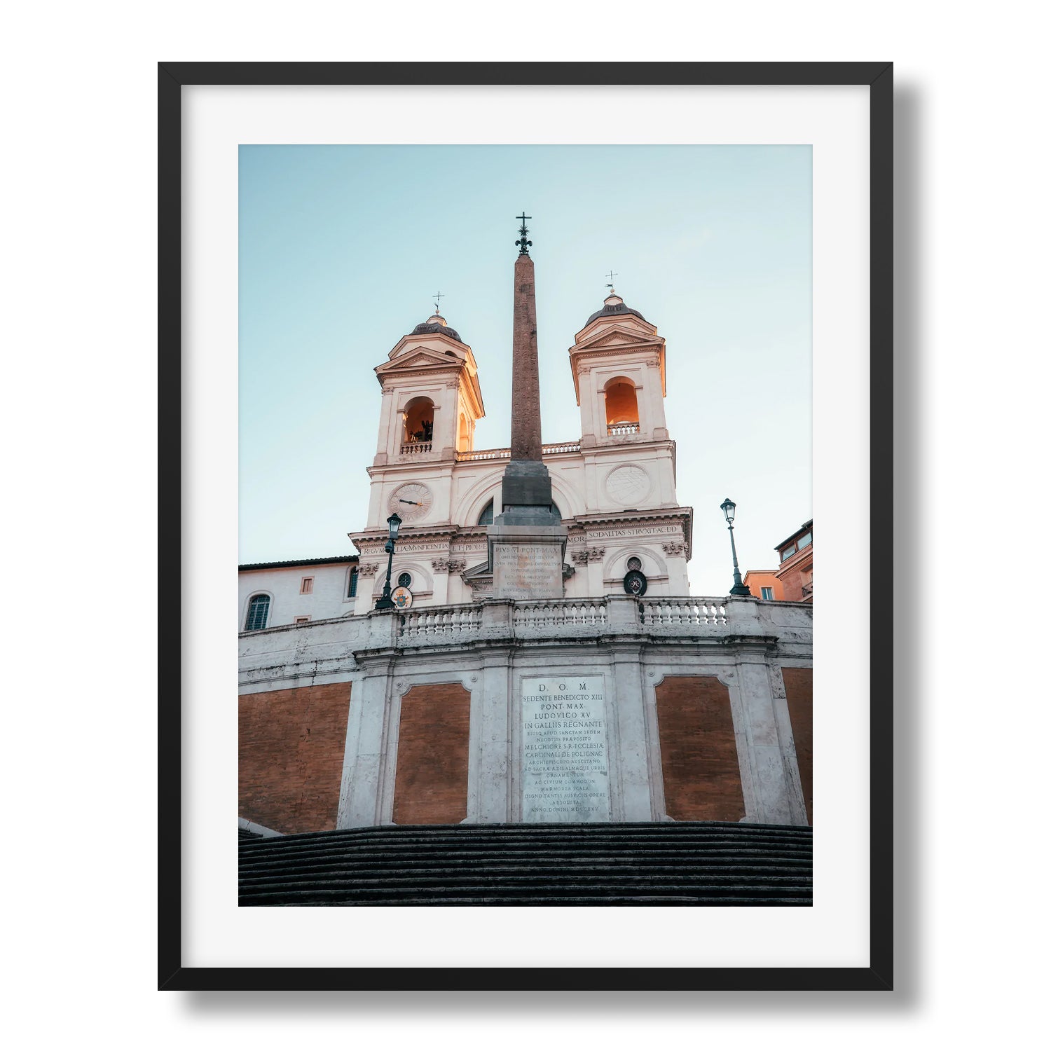 Spanish Steps Sunrise I - Peter Yan Studio Framed Photo Print Wall Art