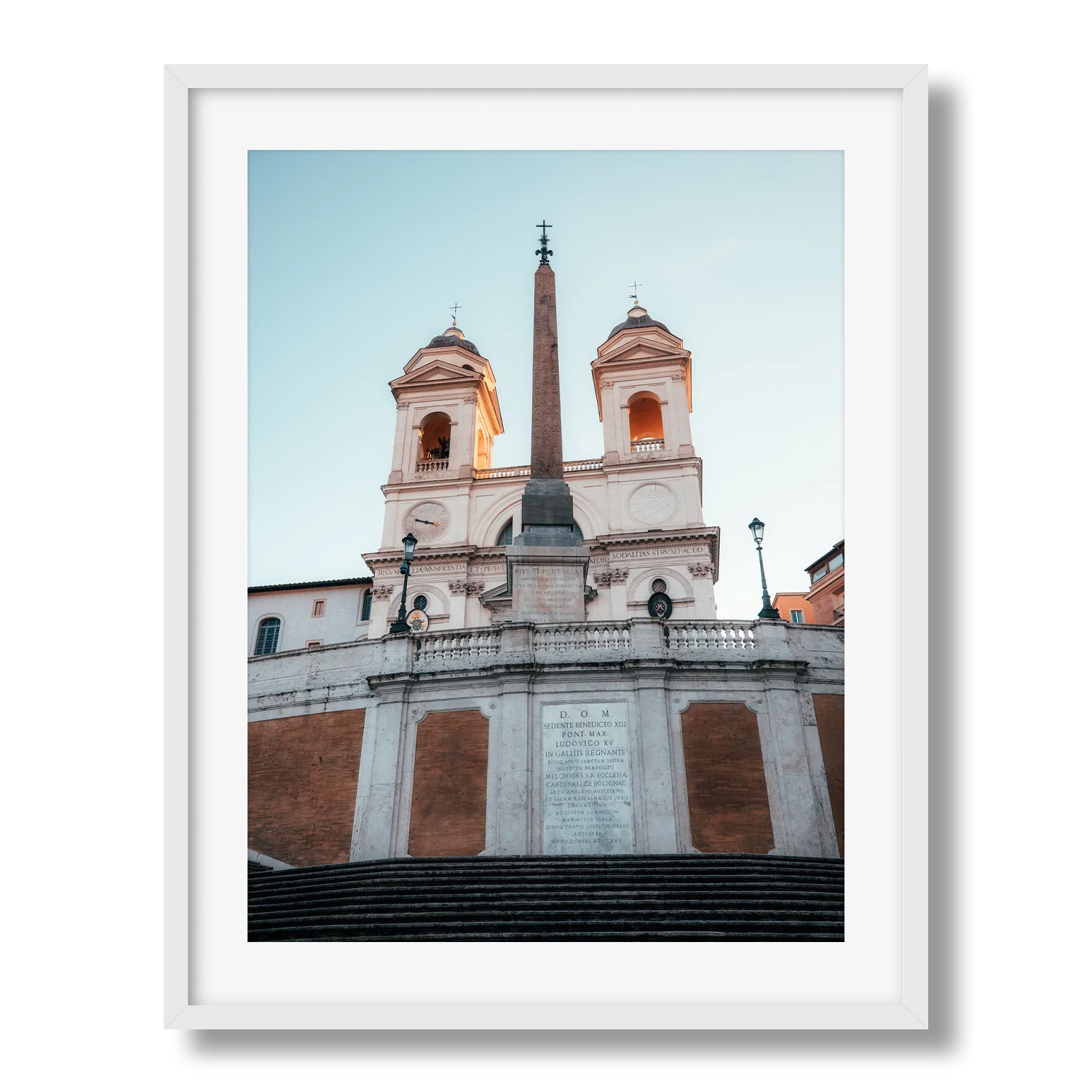 Spanish Steps Sunrise I - Peter Yan Studio Framed Photo Print Wall Art