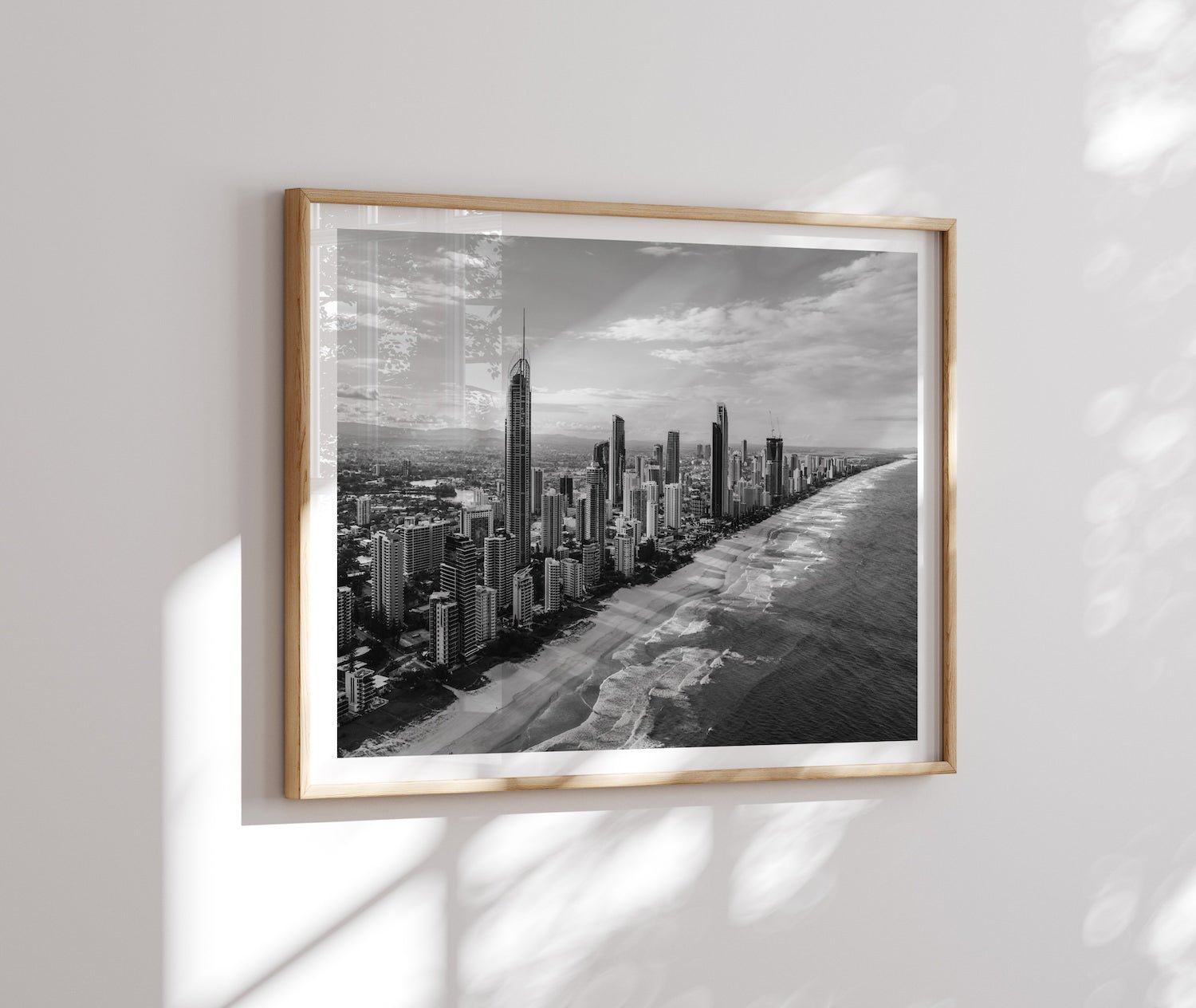 Surface Paradise Skyline Black & White - Peter Yan Studio