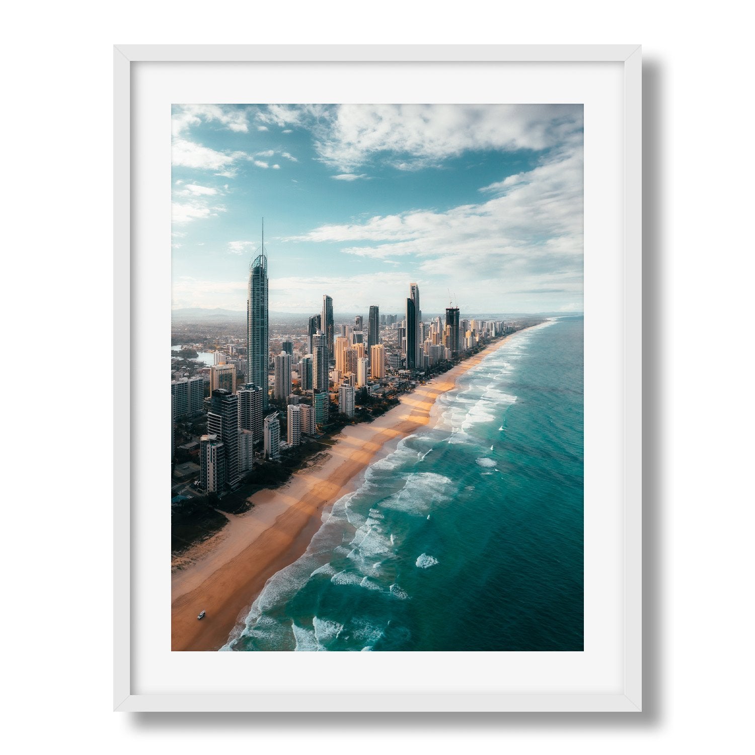 Surfers Paradise Skyline | Premium Framed Print - Peter Yan Studio