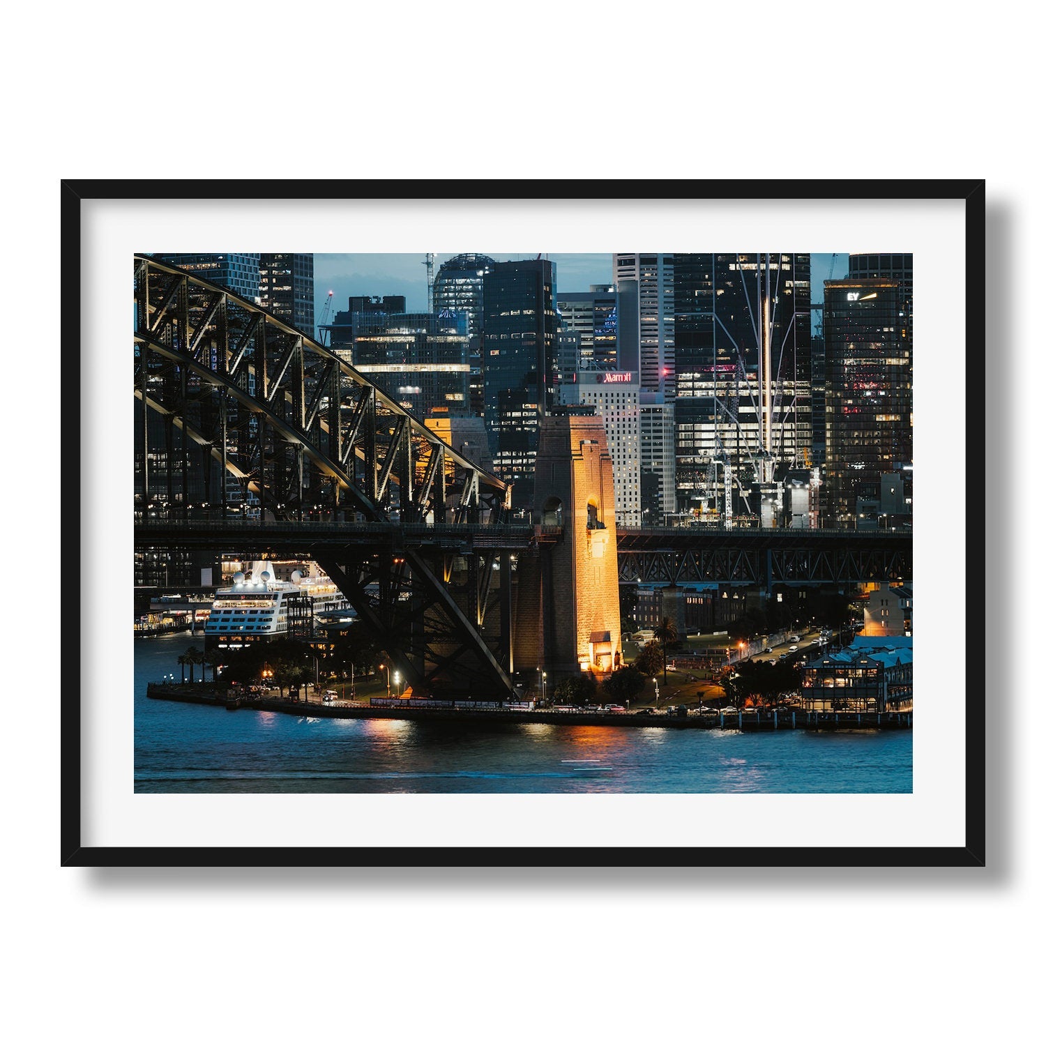 Sydney Harbour Bridge Blue Hour - Peter Yan Studio