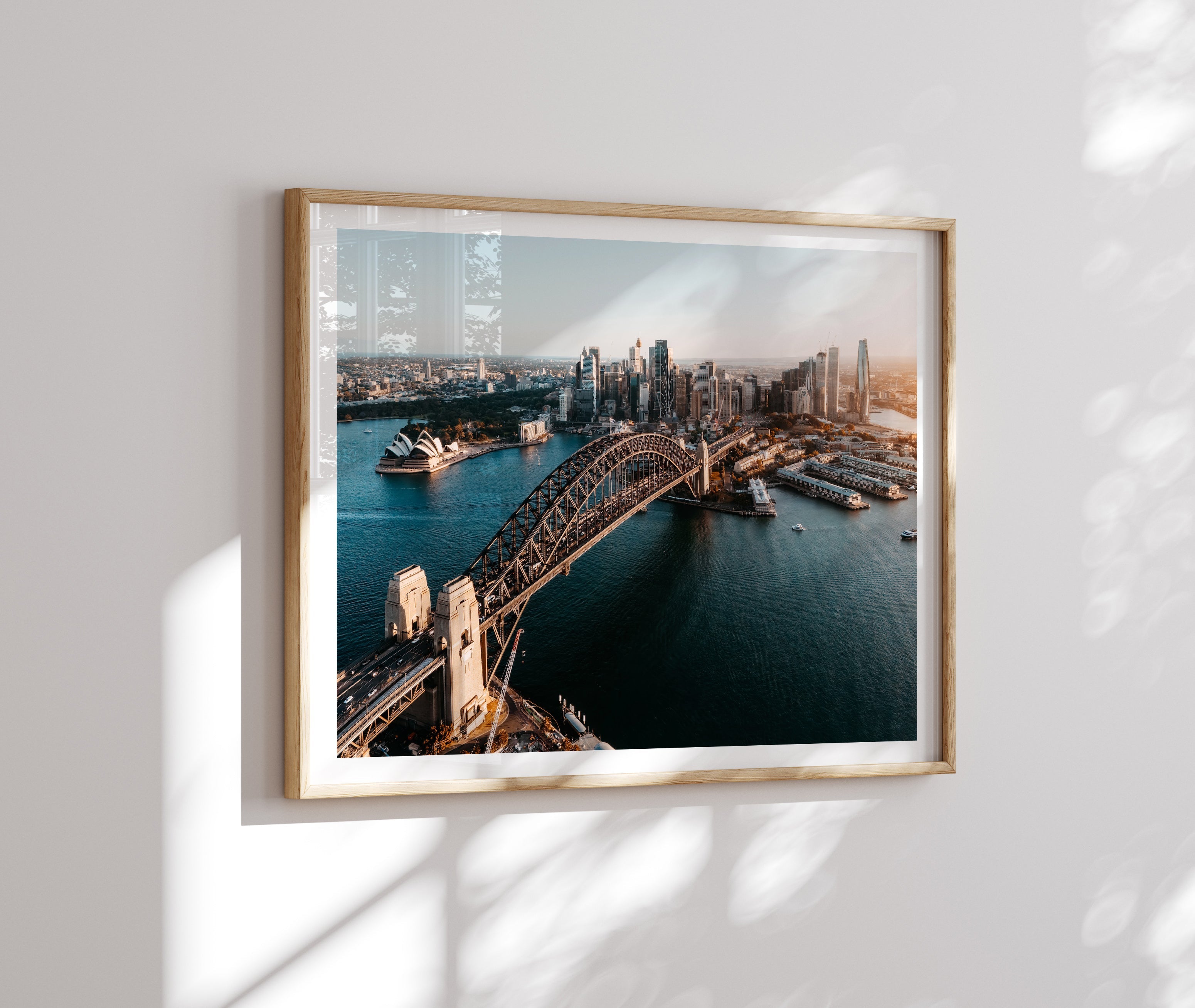 Sydney Harbour Sunset - Peter Yan Studio Framed Photo Print Wall Art