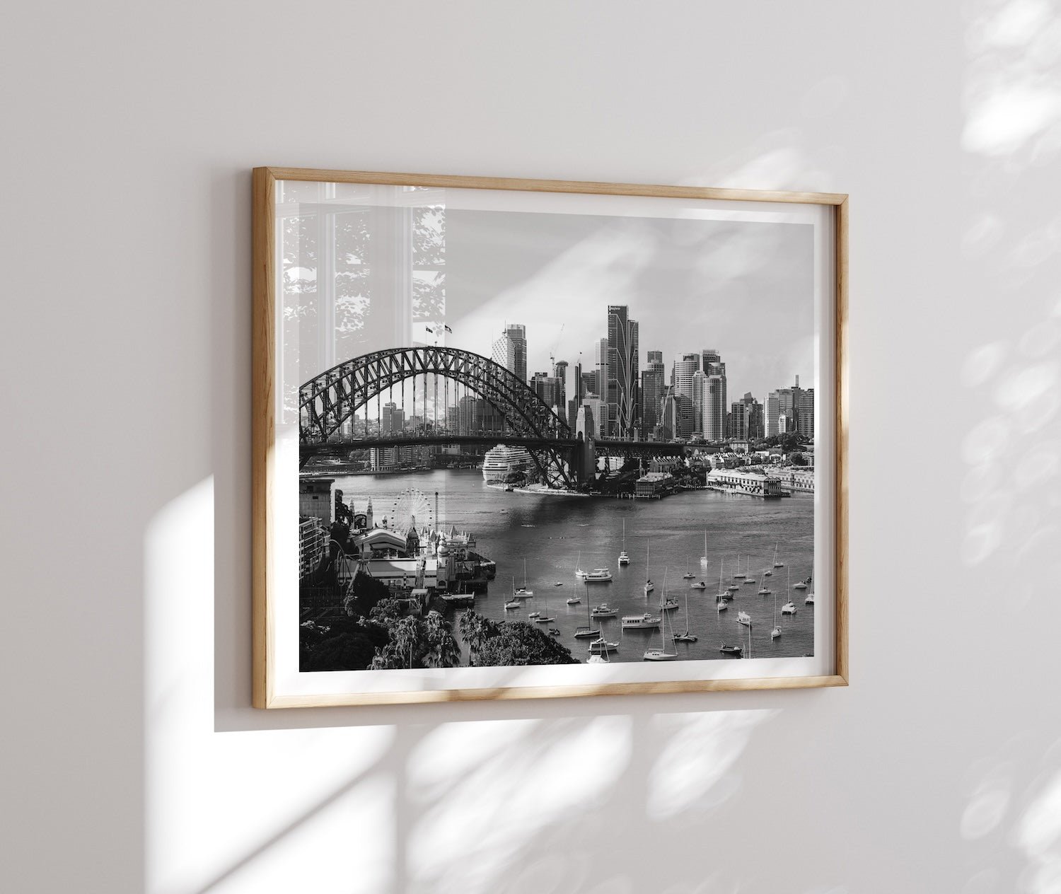 Sydney Lavender Bay Black & White - Peter Yan Studio Framed Photo Print Wall Art