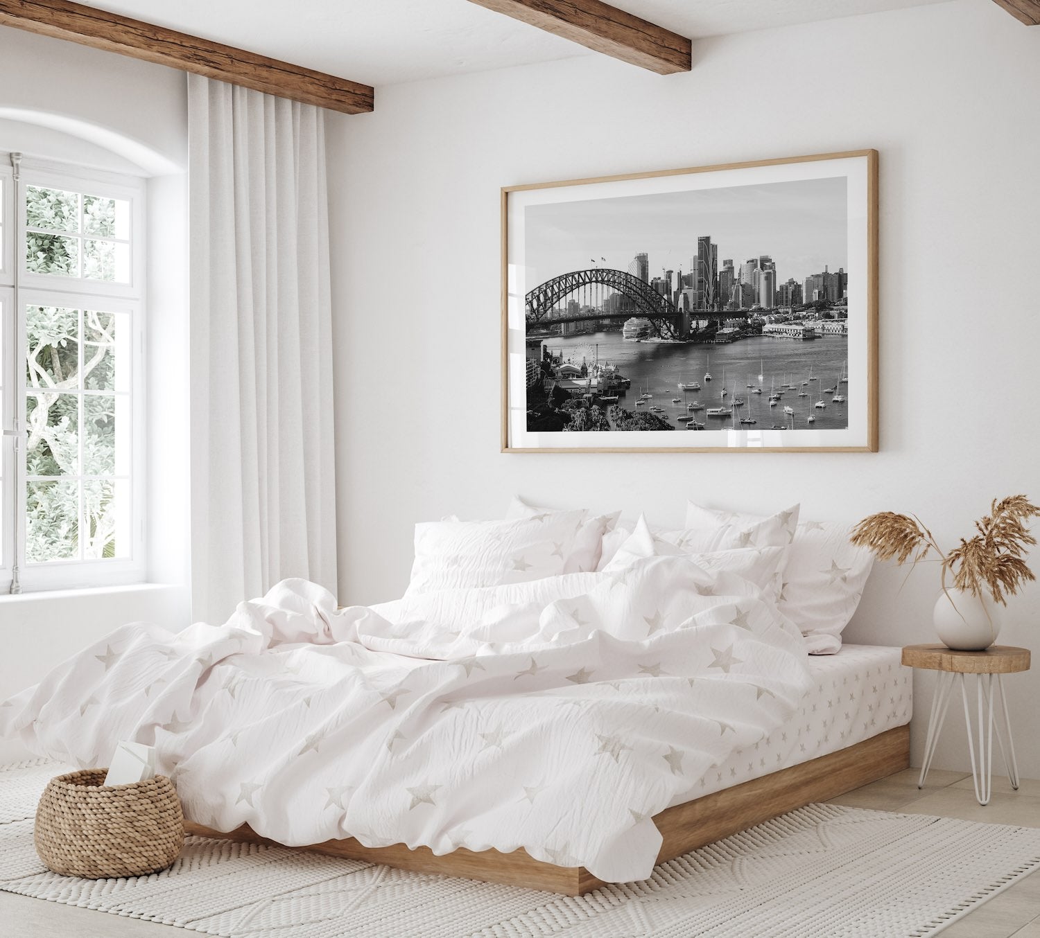 Sydney Lavender Bay Black & White - Peter Yan Studio Framed Photo Print Wall Art