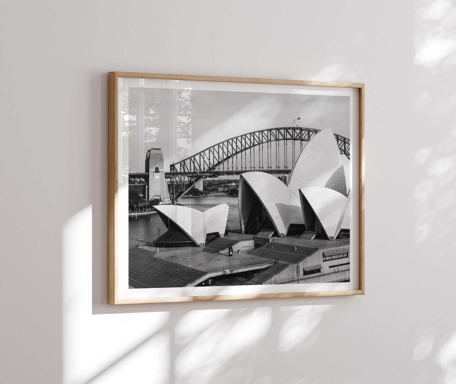 Sydney Opera House and Harbour Bridge II Black & White - Peter Yan Studio