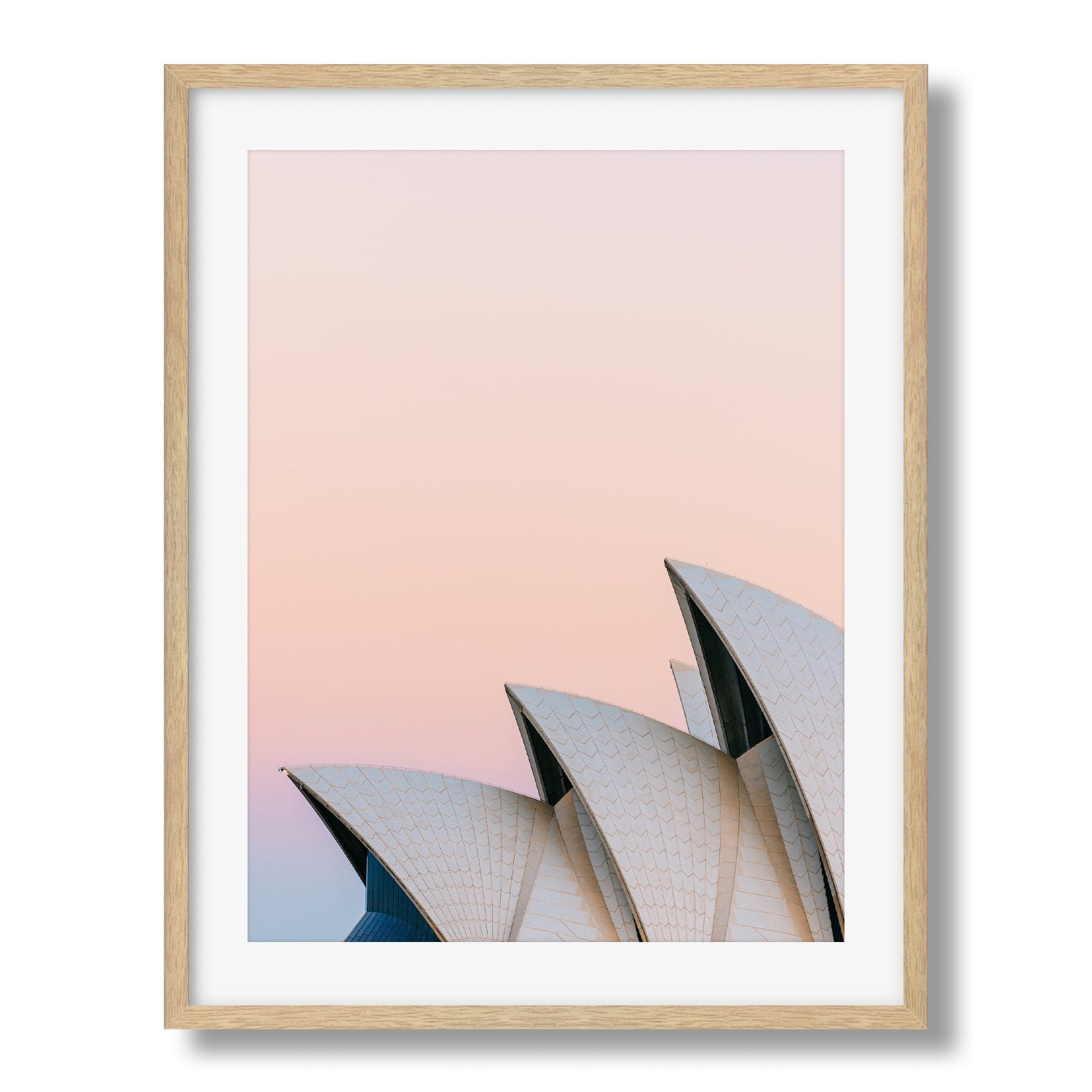 Sydney Opera House Close Up Sunset | Premium Framed Print - Peter Yan Studio