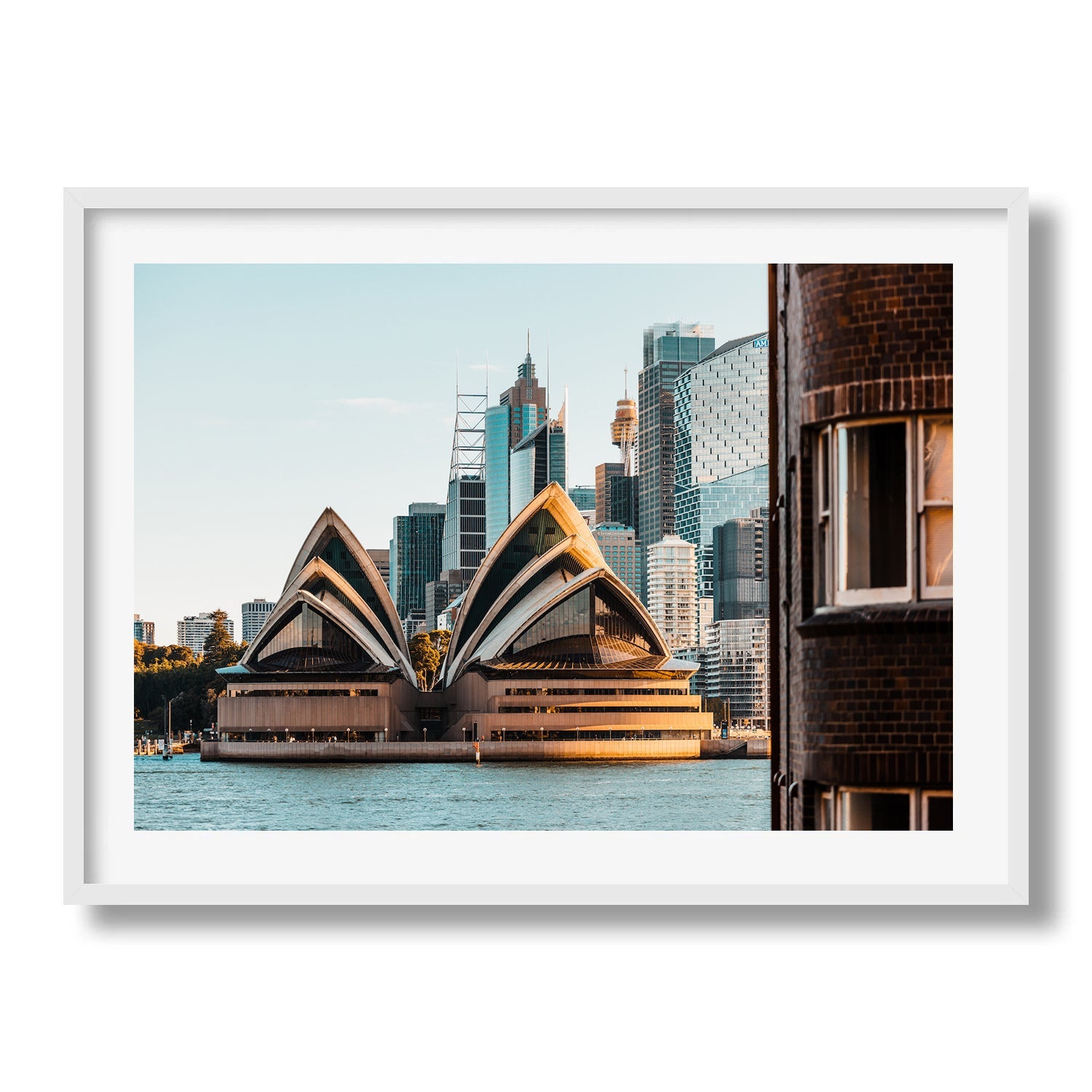 Sydney Opera House 'Hide & Seek' II Framed Print - Architecture by Peter Yan Studio