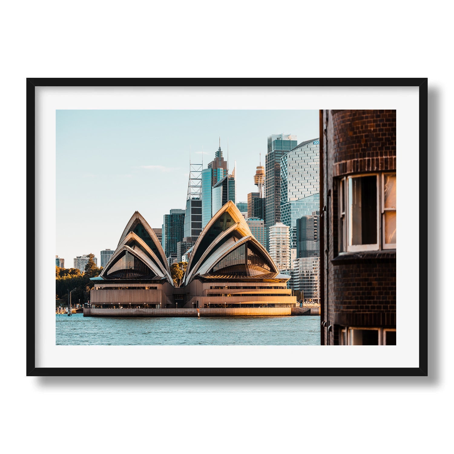 Sydney Opera House 'Hide & Seek' II Framed Print - Architecture by Peter Yan Studio
