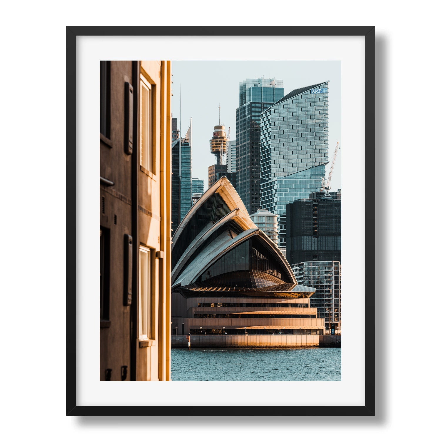 Sydney Opera House 'Hide & Seek' Framed Print - Architecture by Peter Yan Studio