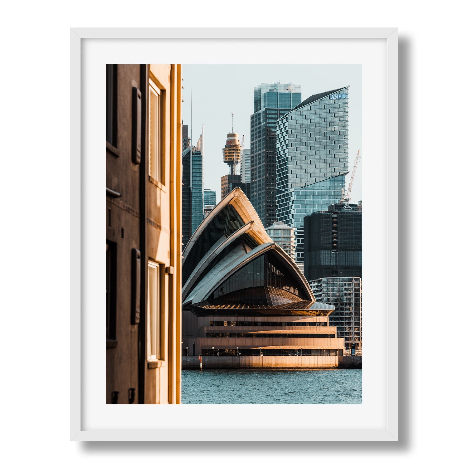 Sydney Opera House 'Hide & Seek' Framed Print - Architecture by Peter Yan Studio