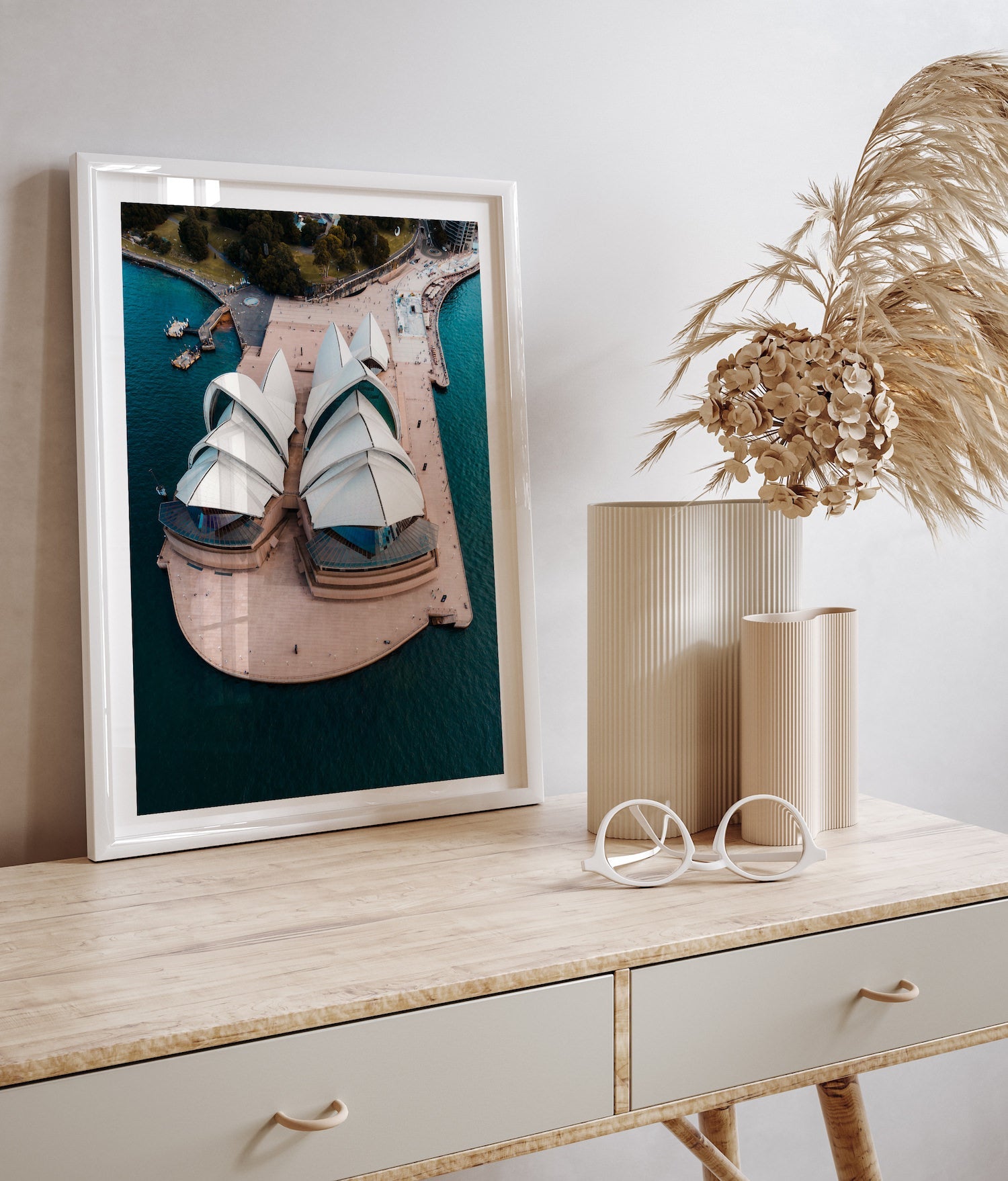 Sydney Opera House Up & Front II - Peter Yan Studio Framed Photo Print Wall Art