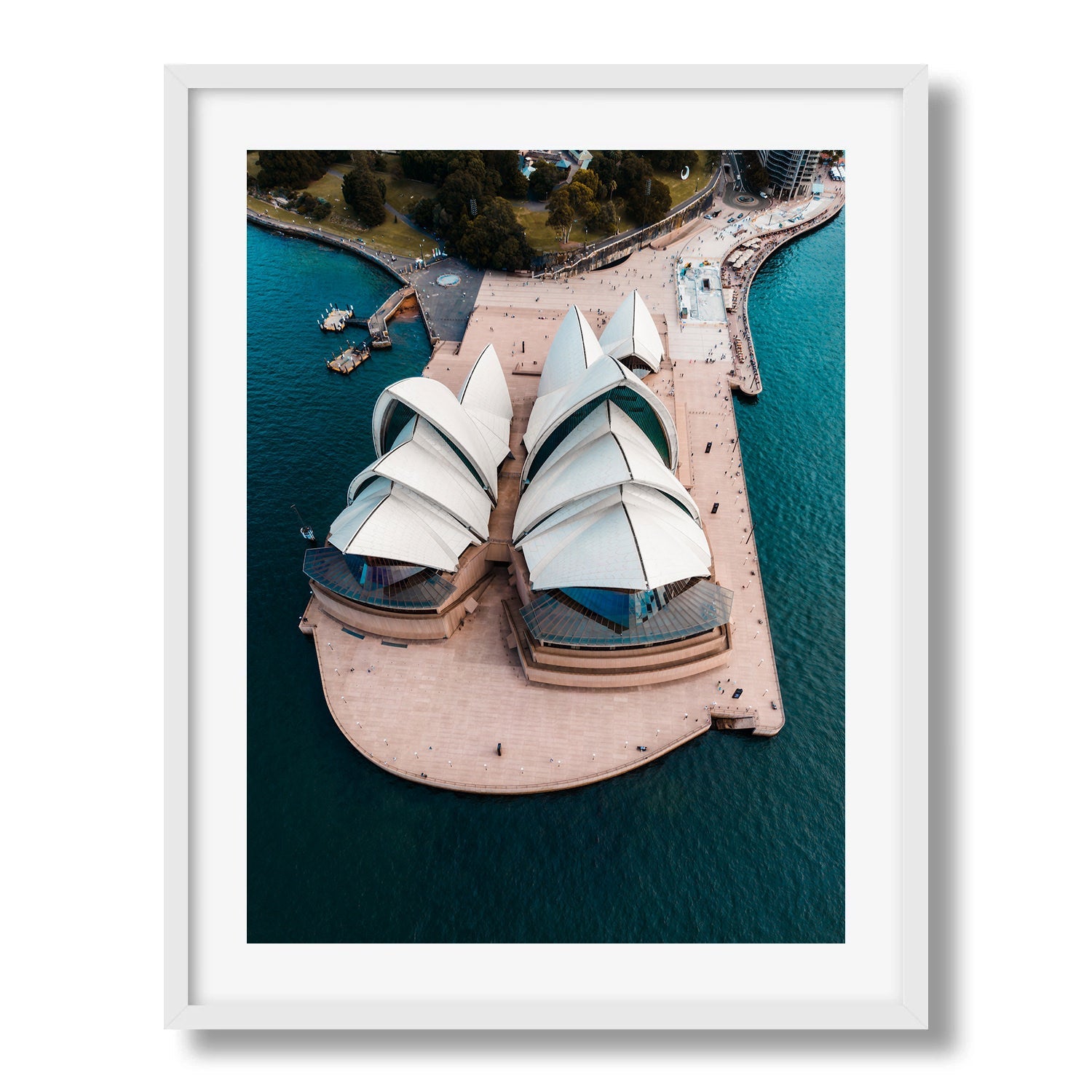 Sydney Opera House Up & Front II - Peter Yan Studio Framed Photo Print Wall Art