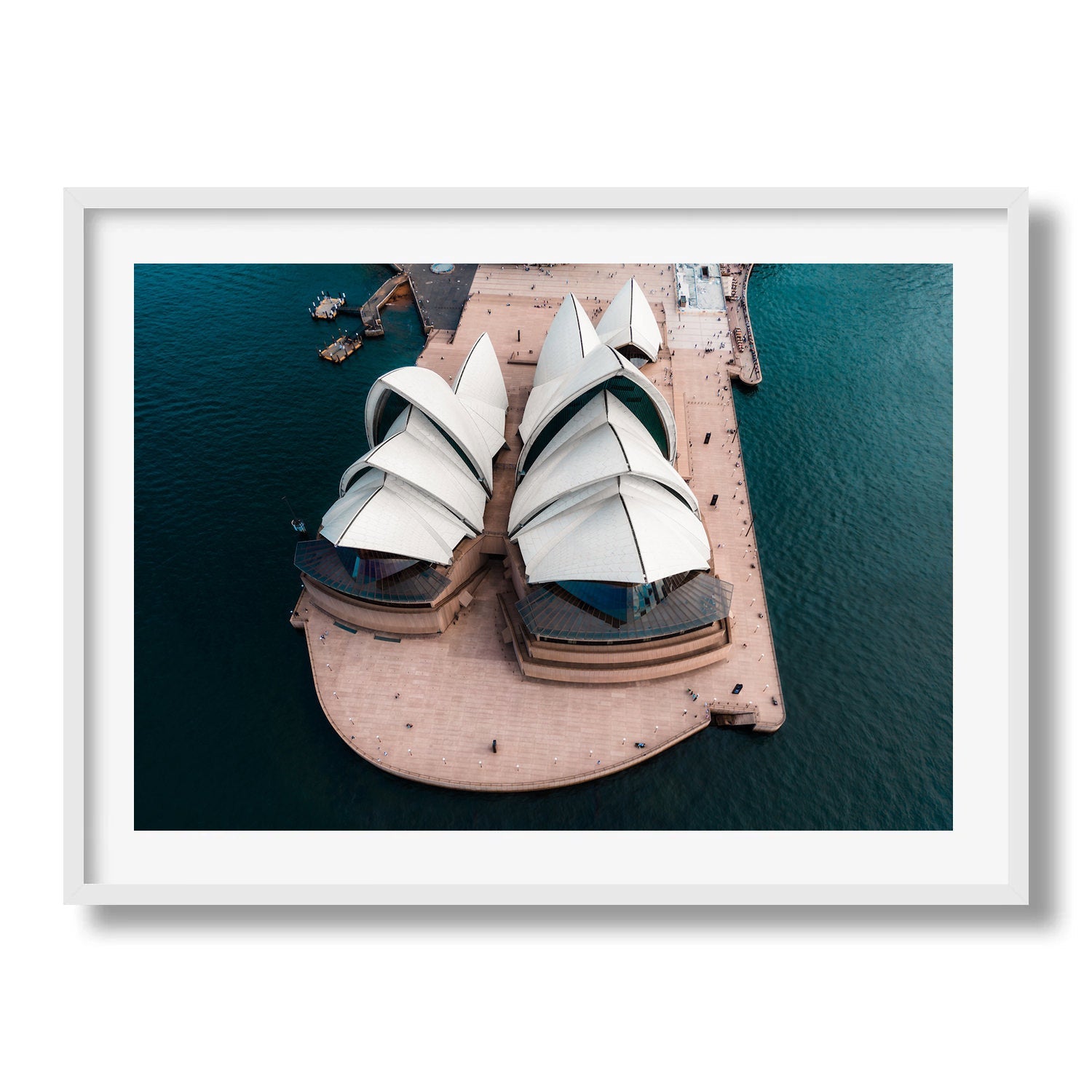 Sydney Opera House Up & Front - Peter Yan Studio Framed Photo Print Wall Art