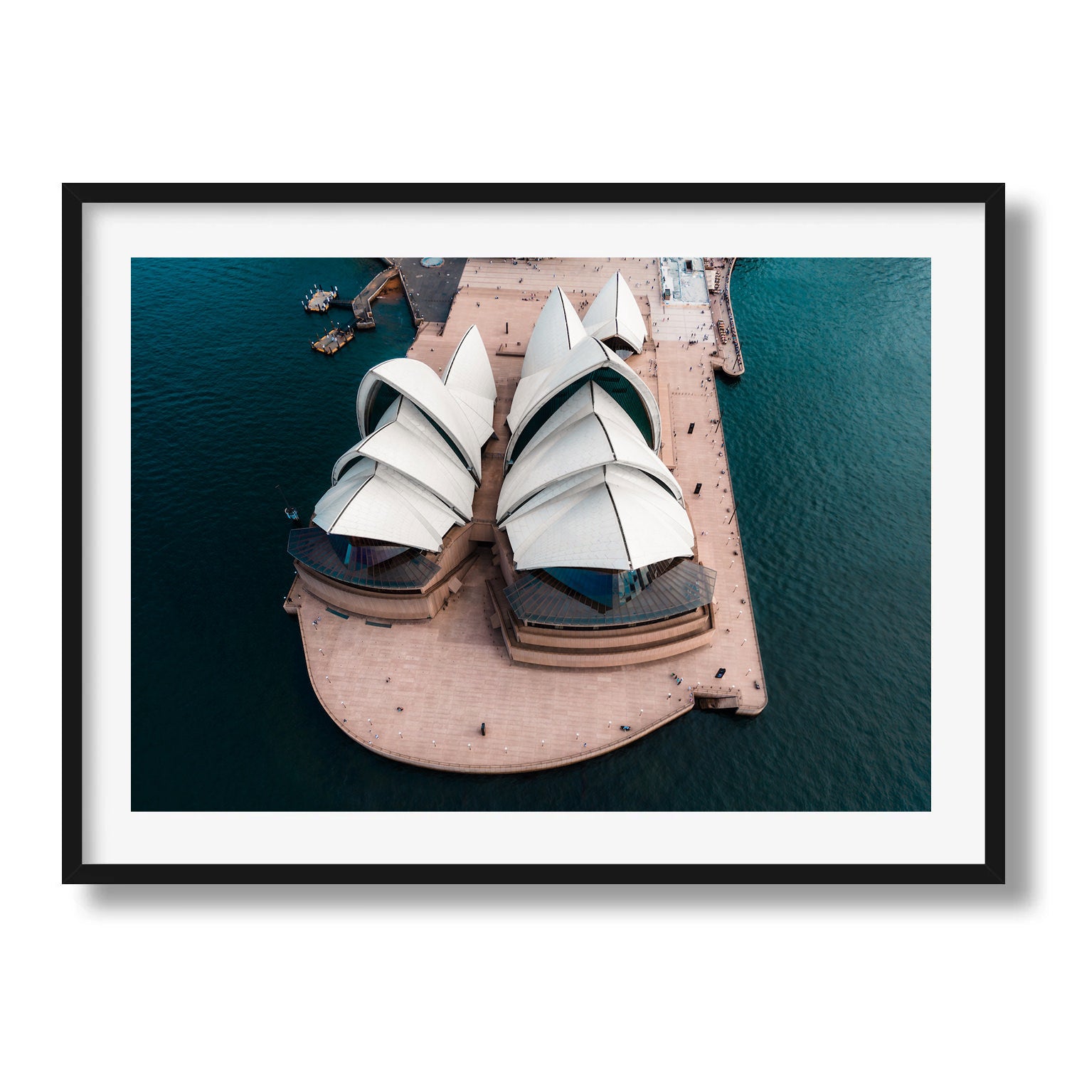 Sydney Opera House Up & Front - Peter Yan Studio Framed Photo Print Wall Art