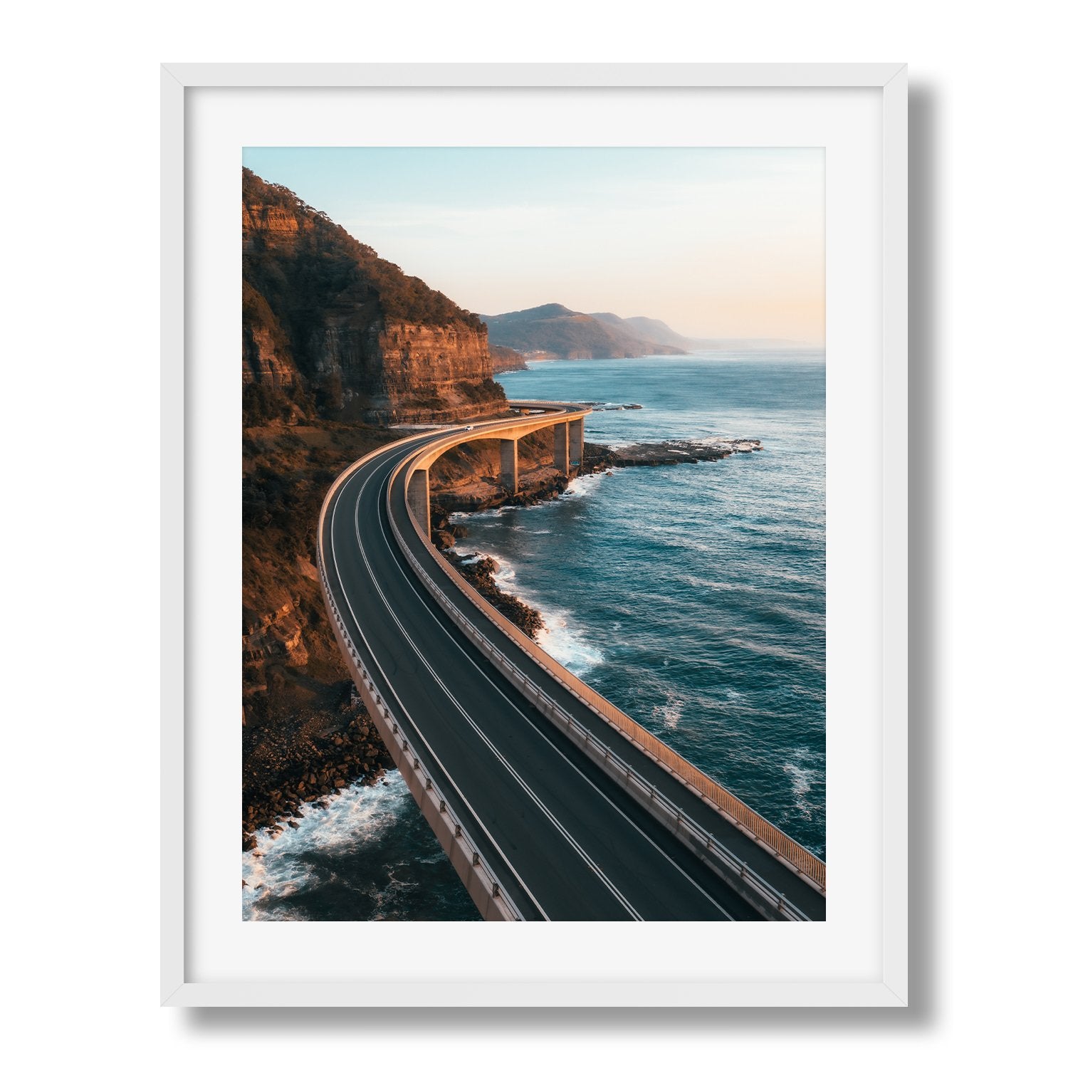 Sydney Sea Cliff Bridge Sunrise | Premium Framed Print - Peter Yan Studio