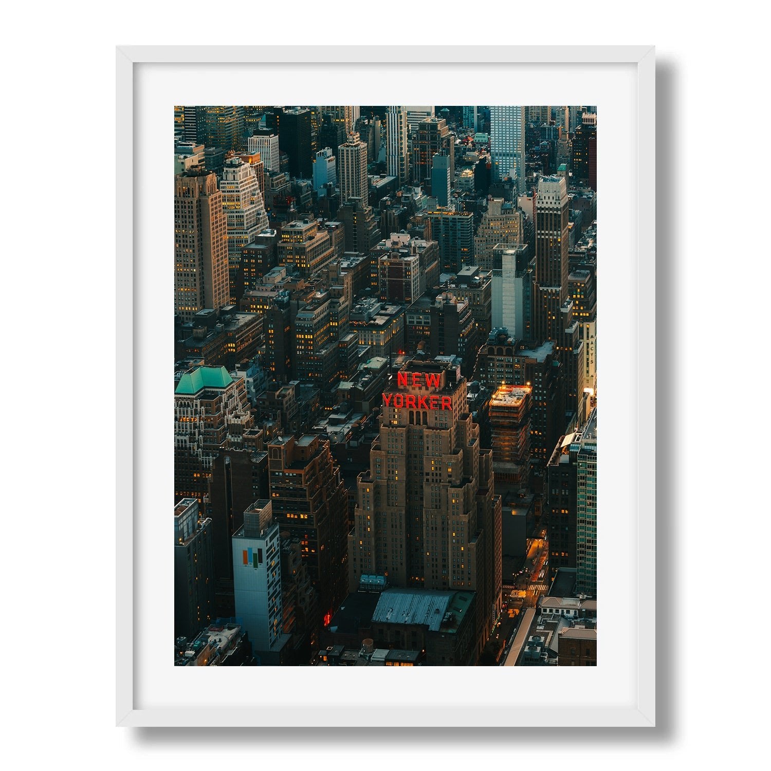 The New Yorker Framed Print - Architecture by Peter Yan Studio