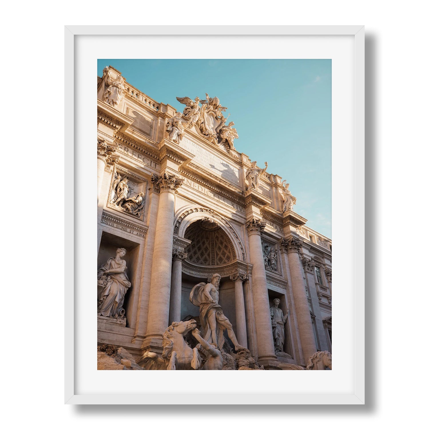 Trevi Fountain Sunrise II - Peter Yan Studio Framed Photo Print Wall Art