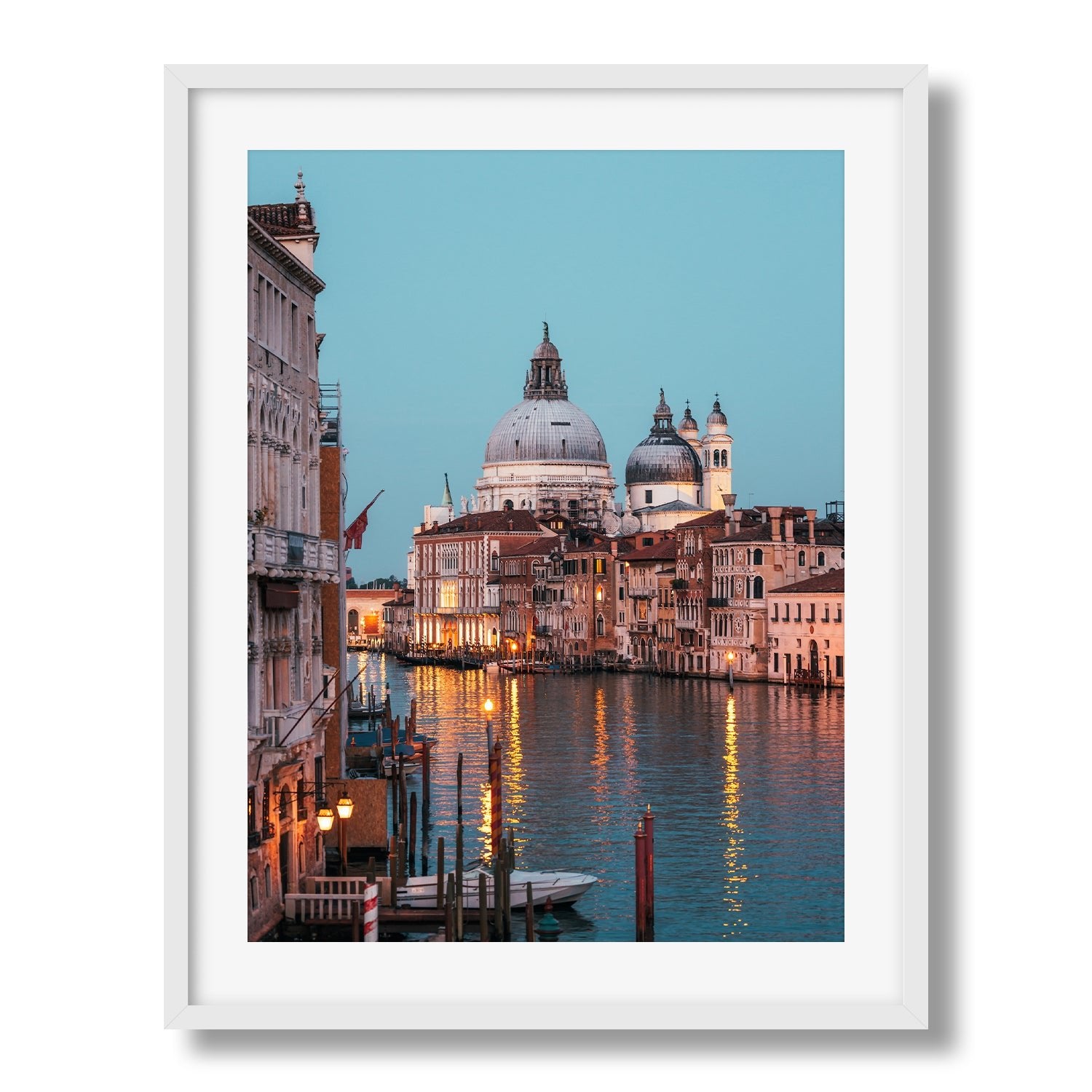 Venice Evening Framed Print - Architecture by Peter Yan Studio