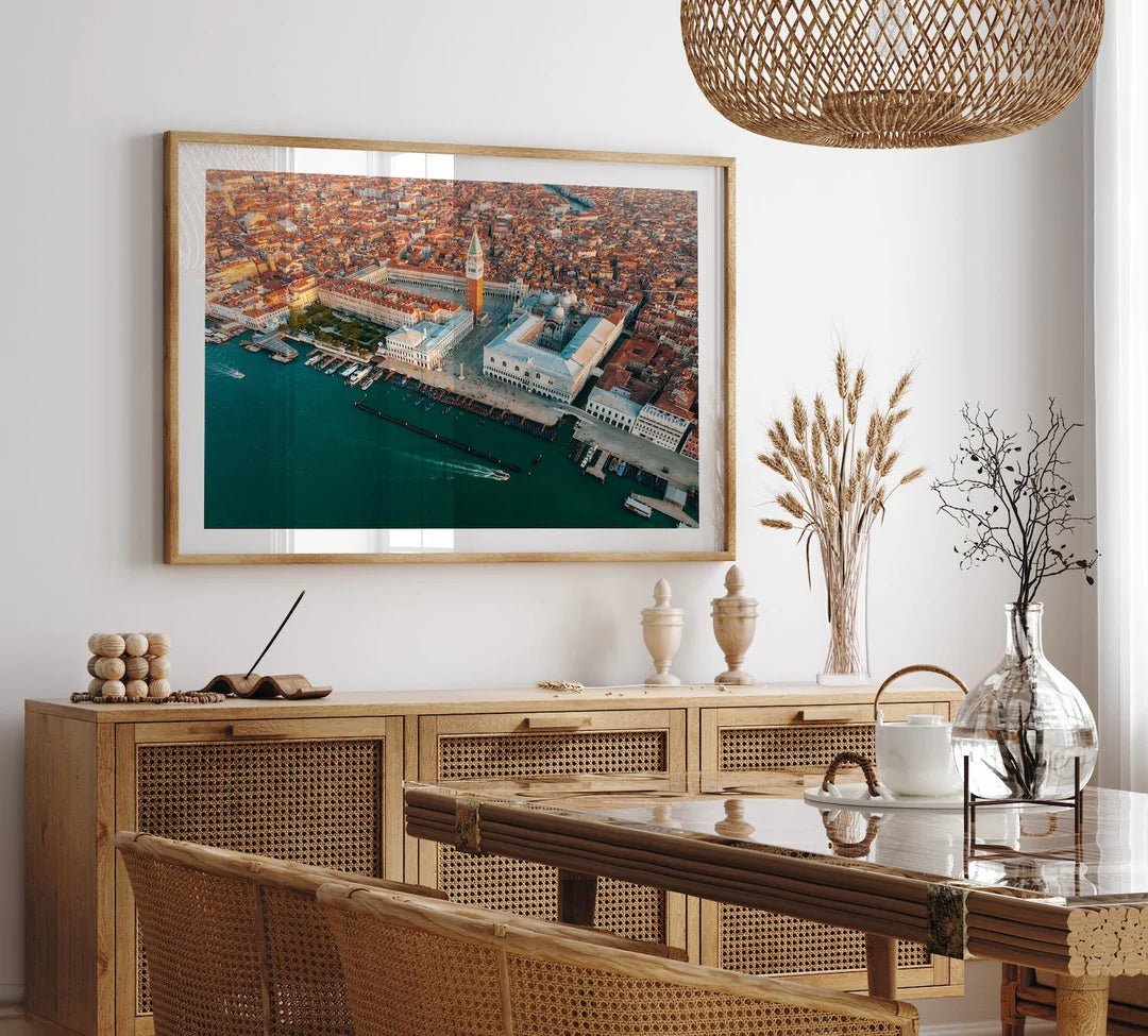 Venice From Above, Italy III - Peter Yan Studio Framed Photo Print Wall Art