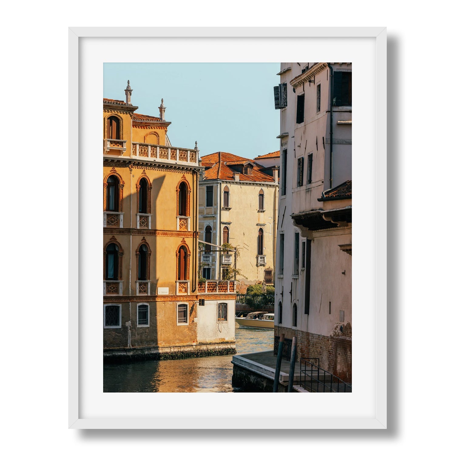 Venice Street Series 3 Framed Print - Architecture by Peter Yan Studio