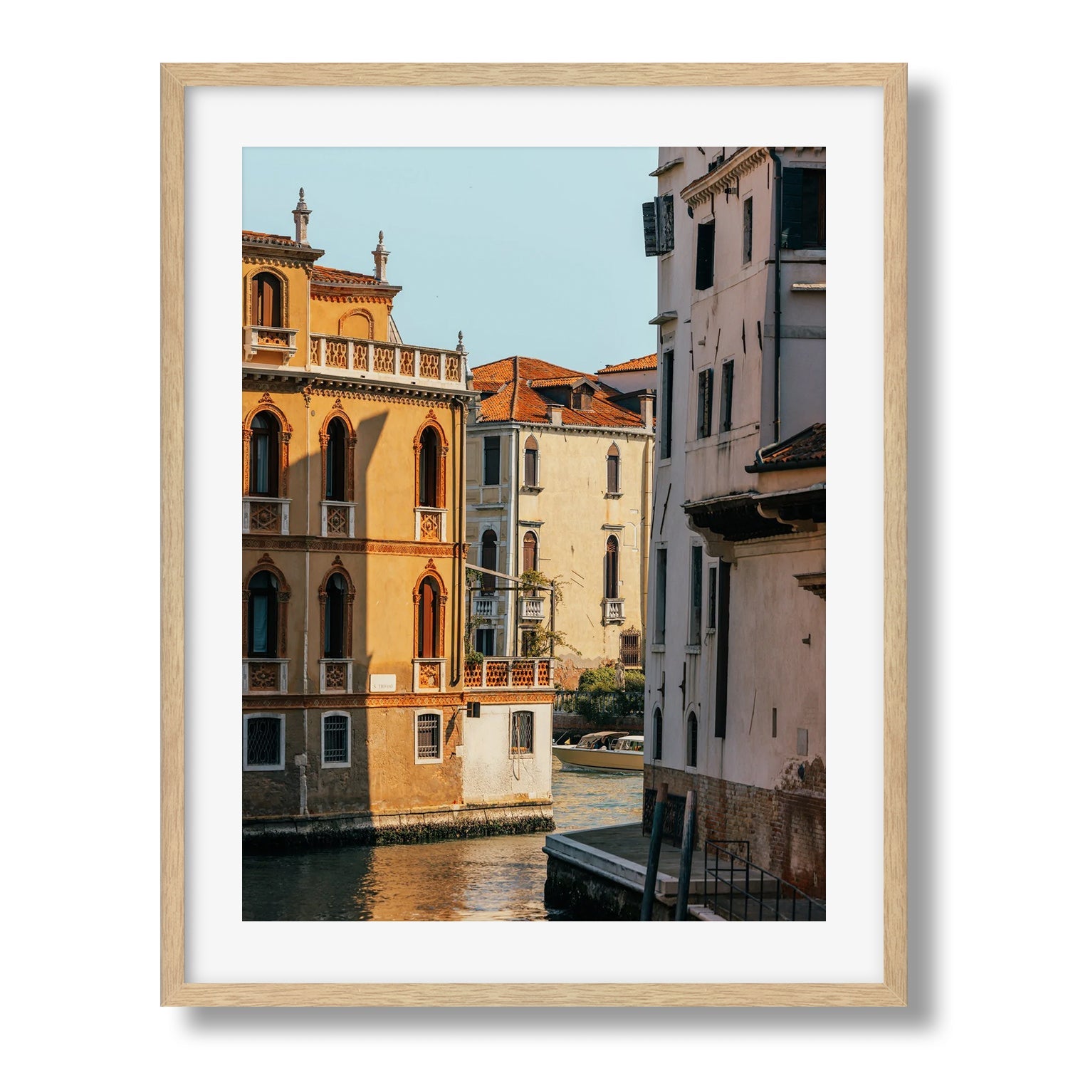 Venice Street Series 3 Framed Print - Architecture by Peter Yan Studio