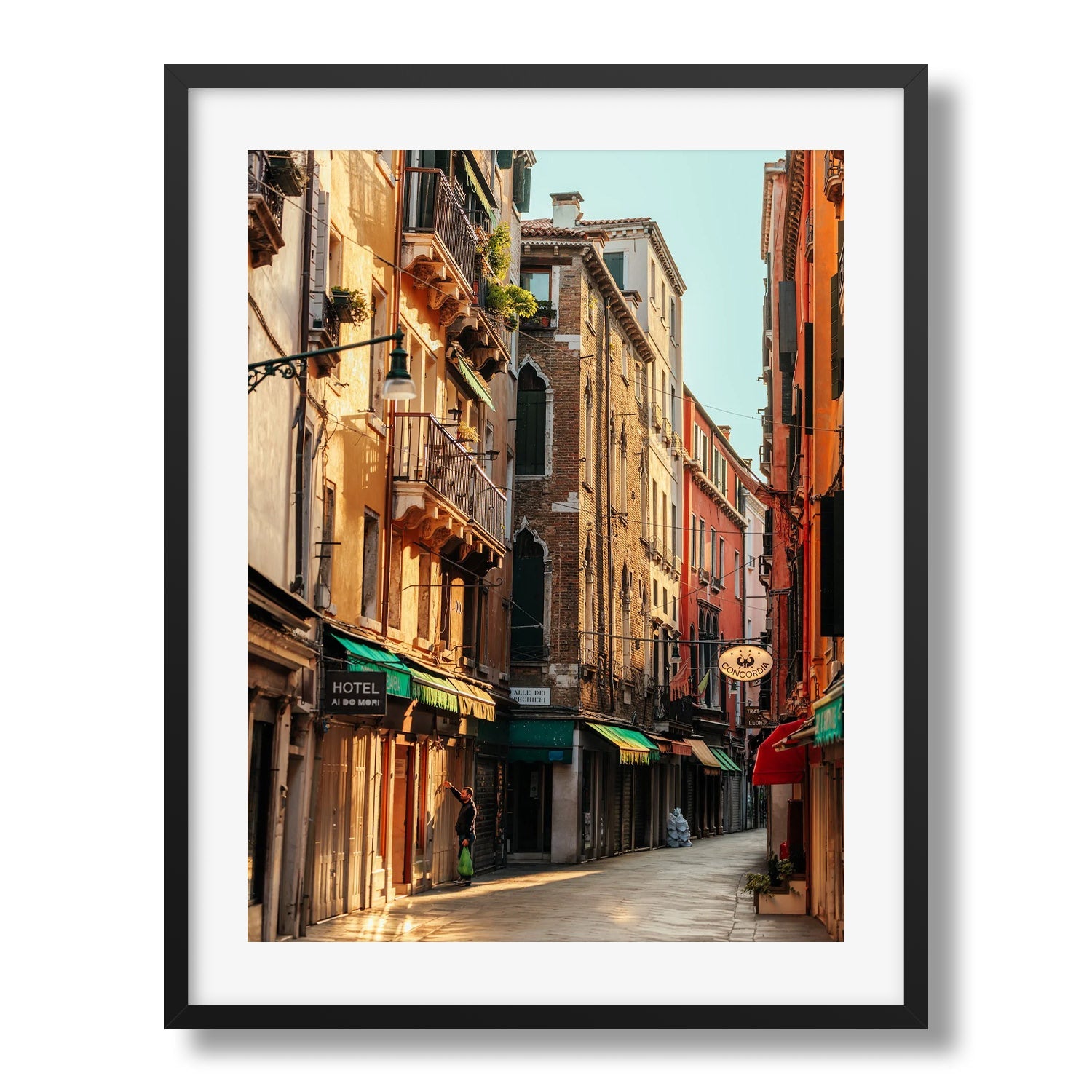 Venice Street Series 6 Framed Print - Architecture by Peter Yan Studio