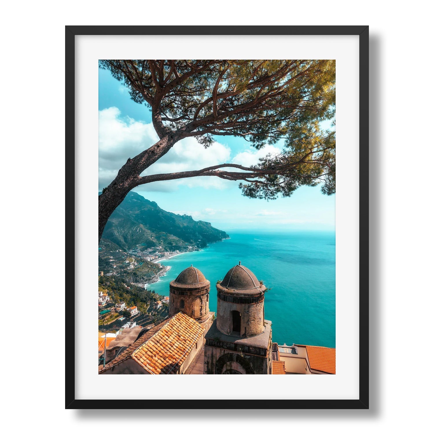 Villa Rufolo Ravello Framed Print - Architecture by Peter Yan Studio