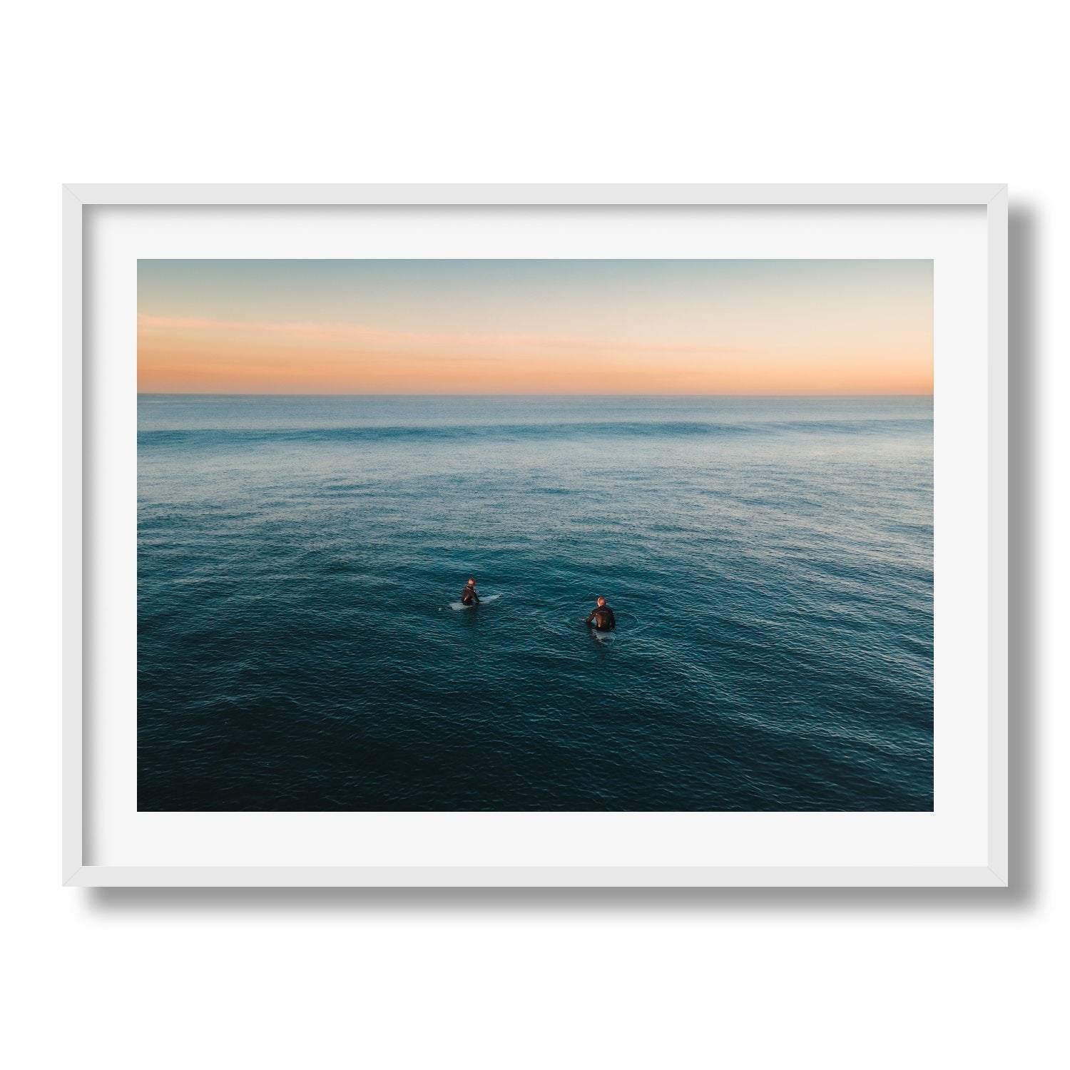 Waiting For The Perfect Wave | Premium Framed Print - Peter Yan Studio